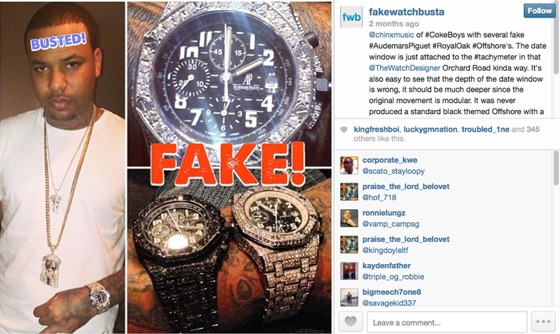 Illustration for article titled An Instagram user is busting celebrities for their fake Rolexes
